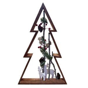 Vintage Christmas Wooden Tree Decor by Christmas Tree Shops